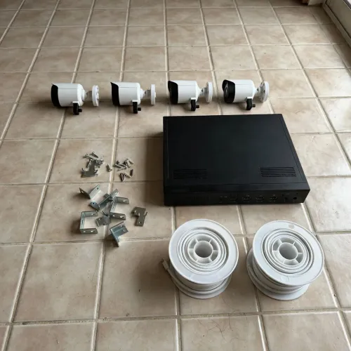 Kit Residencial 4 Câmeras de Segurança Full HD + DVR com Instalação ? Proteção Completa