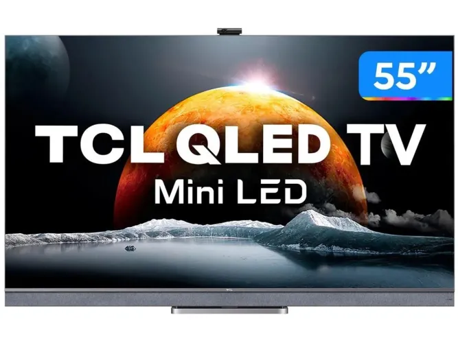 Tv TCL c825 4k mini led 55 polegadas com soundbar