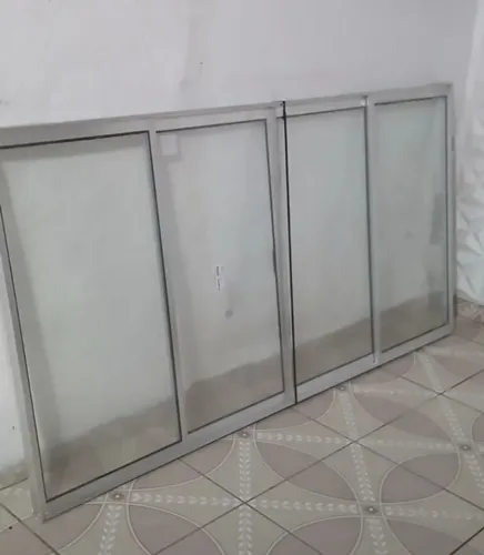 Janela VITRO alumínio branca Grande 100 X 200