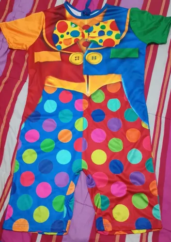 Fantasia palhaço infantil menino