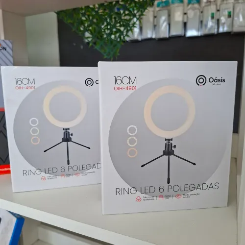 Ring light com tripé de mesa - entrega em slz e região 