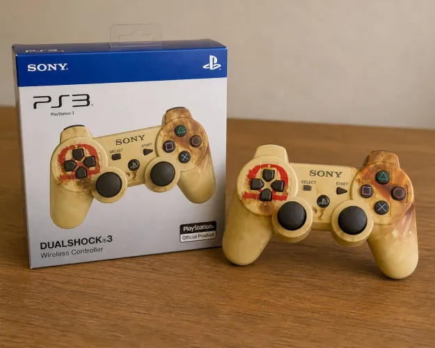 Controle ps3 edição god of war 