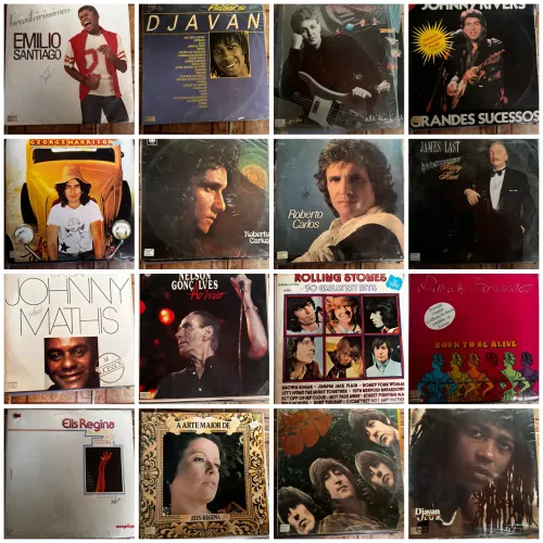 Coleção de discos diversas