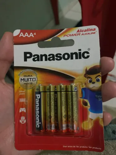 Pilhas panasonic AAA4 da fina - lacrada
