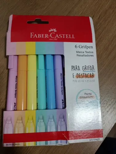 6 Marca Textos Resaltadores Faber Castell