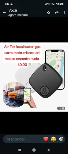 Air Tek GPS encontar tudo escondido