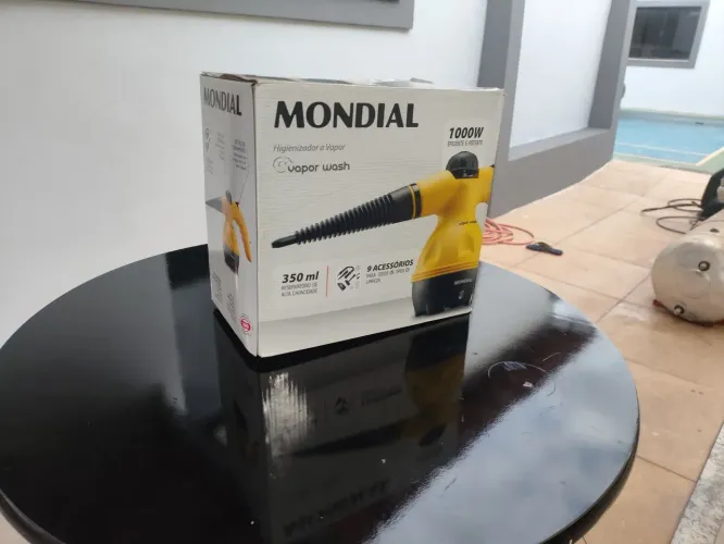 Higienizador a vapor MONDIAL VAPOR WASH. Novo, Nunca usado. Lacrado na caixa.