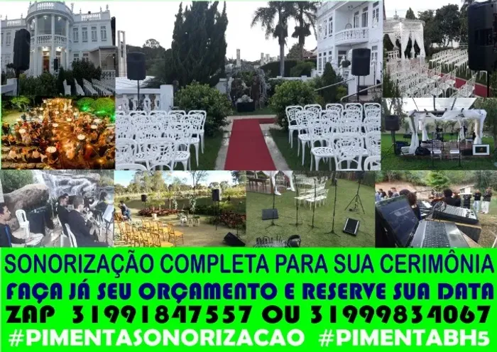  Aluguel  de sonorização pequeno porte. https://linktr.ee/pimentasonorizacao