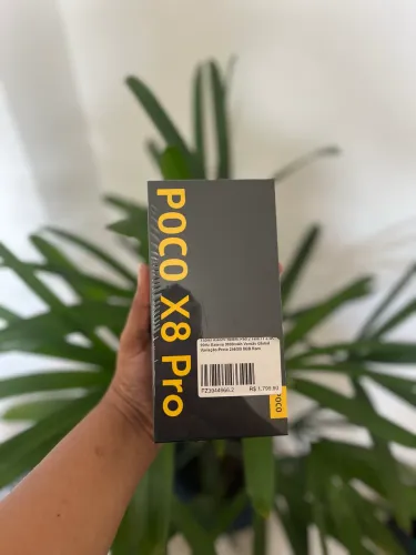 Campeão de Vendas Poco x8 pro 5G 512GB/8GB RAM PRETO LACRADO