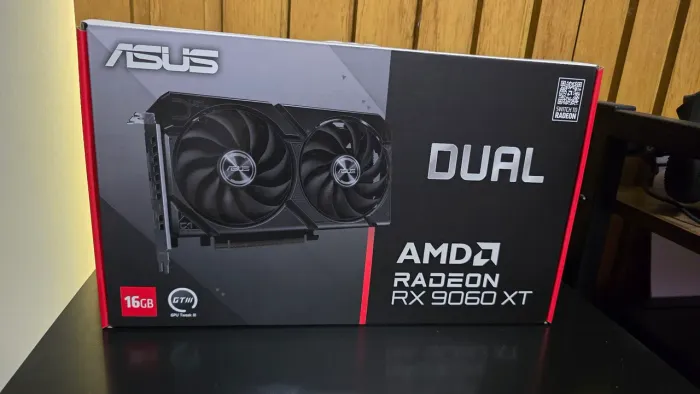 Placa de Vídeo ASUS Dual AMD Radeon RX 9060 XT 16GB - Nova/Lacrada + NF e Garantia