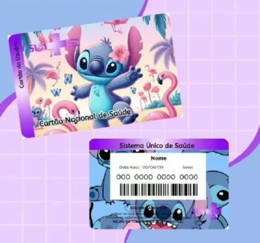 Cartão do SUS personalizado e Plastificado