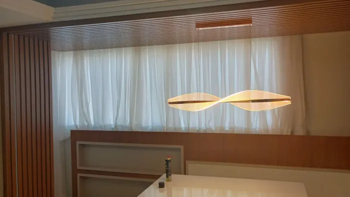 Lavagem de cortinas de tecido