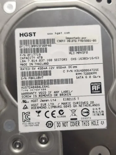 HD HGST 4TB