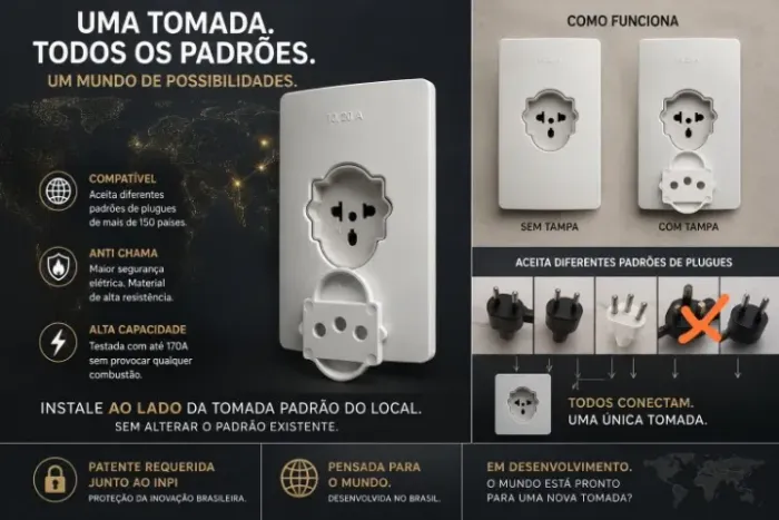 Fabricação de tomada elétrica moldes
