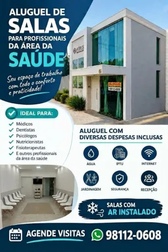 Salas para área da saúde