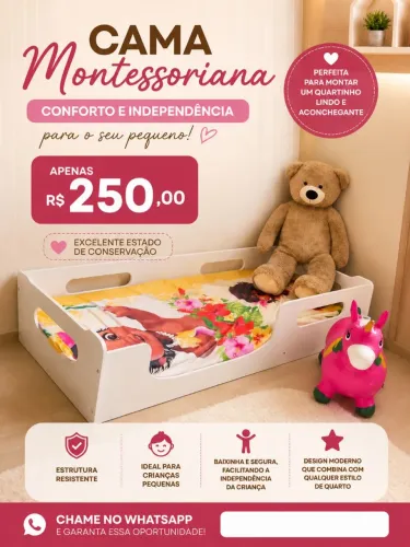 Cama nova infantil unissex