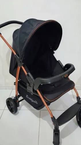 Carrinho de Bebê Burigotto Ecco Preto Bronze 