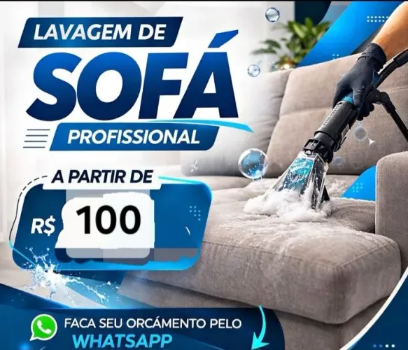 Sofá limpeza a seco