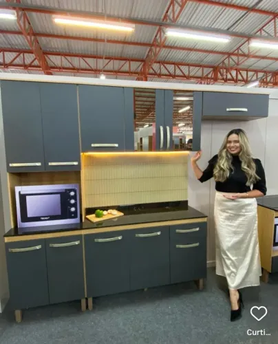 Armário de Cozinha Fit com 2,61cm de largura Pronta Entrega 