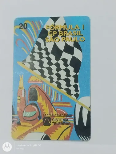 Cartão telefônico Formula 1- 26 GP Brasil São Paulo 1997