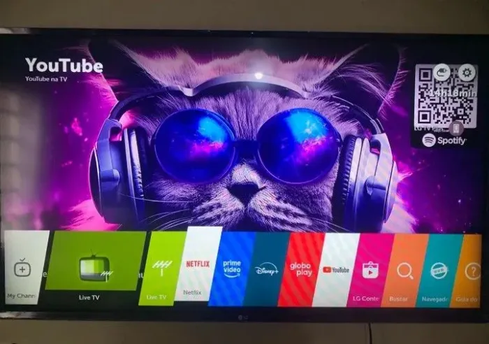 Tv Lg 43 Smart 4k passo cartão se preciso 