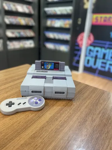 Super Nintendo + super Mario world - Loja Game House - Oferecemos Garantia