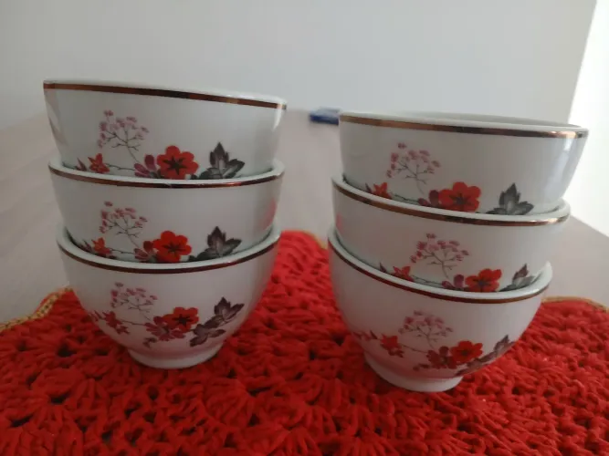 Jogo de bowls 6 peças porcelana steatita