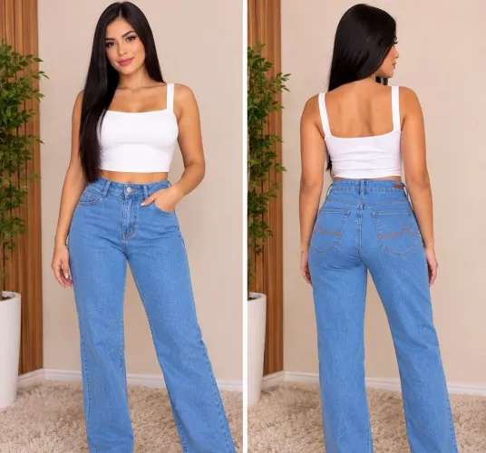 Calça jeans feminina tm 36 