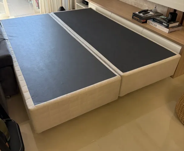 Base box para colchão Queen size 