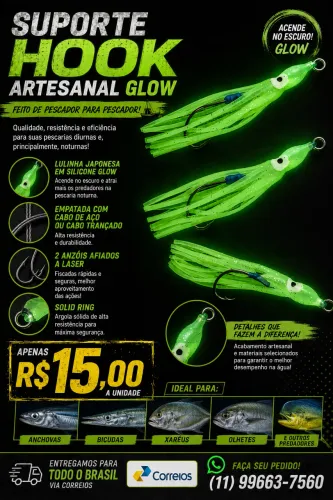 Suporte hoock com atrativo