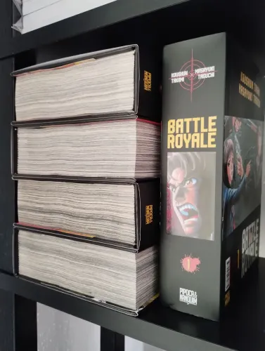 Battle Royale, Mangá Coleção Completa (5 volumes) Pipoca e Nanquim
