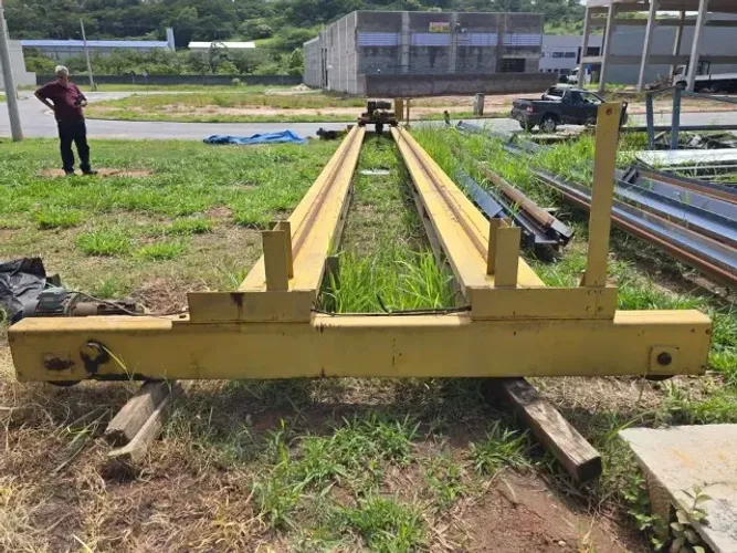 Ponte Rolante 20 Toneladas - Vão 14,80m + 70m de Vigas I - R$ 160.000