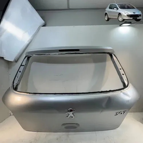 Tampa Traseira Peugeot 307 2009 2010 2011 2012 Detalhe Cinza