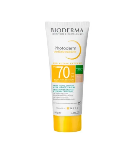 Protetor solar bioderma com cor 