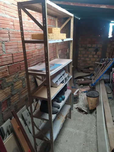 Prateleira de Aço Industrial Reforçada Usada
