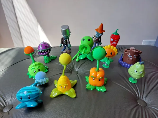 Plants X zombies conjunto de personagens.