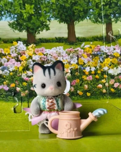 Sylvanian families gatinho com regador