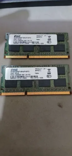 Memoria ram notebook ddr3 2gb cada pente total 4gb 1333ghz