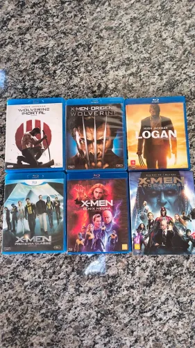 Blu-ray X-Men e Walverine 6 filmes