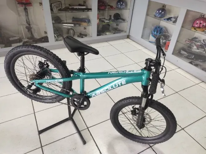 Bicicleta MTB alumínio Absolute modelo Nero Jr alumínio 7 Vel faixa de 6/9 anos novas