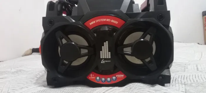 MINI SYSTEM LENOXX MS 8600  via bluetooth USB cartão e auxiliar 