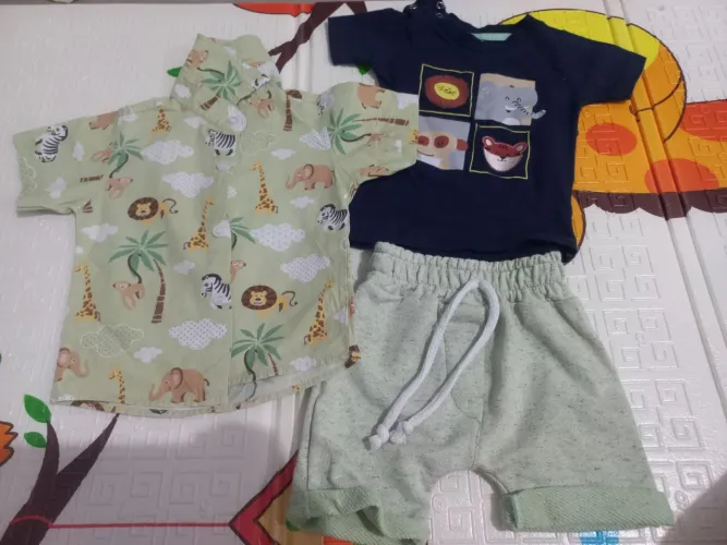 Conjunto Safári 3 peças para bebê