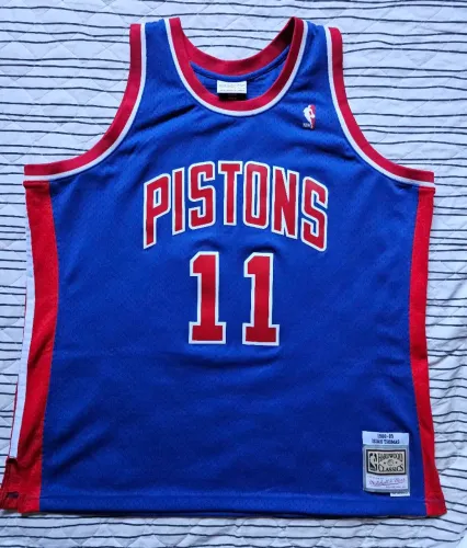 Regata NBA 2XL Mitchell & Ness Road Swingman Jersey Detroit Pistons 1988-89 Isiah Thomas