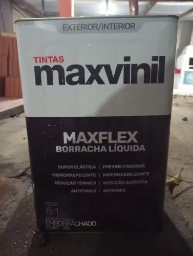 Tinta emborrachada impermeabilizante
