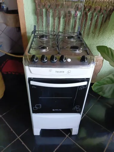 Fogão atlas 4 bocas c/ forno e c/ acendimento elétrico