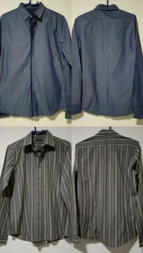2 Camisas casual chique P