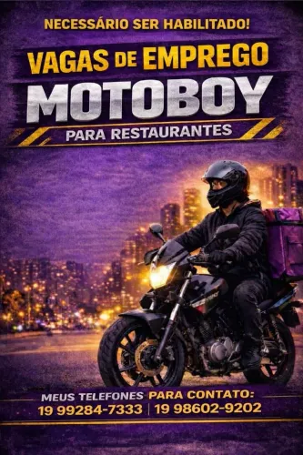 Vagas para motoboys CLT