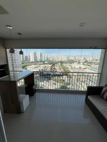 Apartamento Mobiliado para Locação na Água Branca com 2 Suítes e Vista Livre