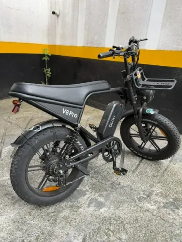 BIKE ELÉTRICA V8 PRO PRETA