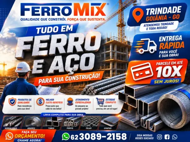 Ferragens para Construção, Reformar e Serralheria - Tudo com o melhor preço e Entrega